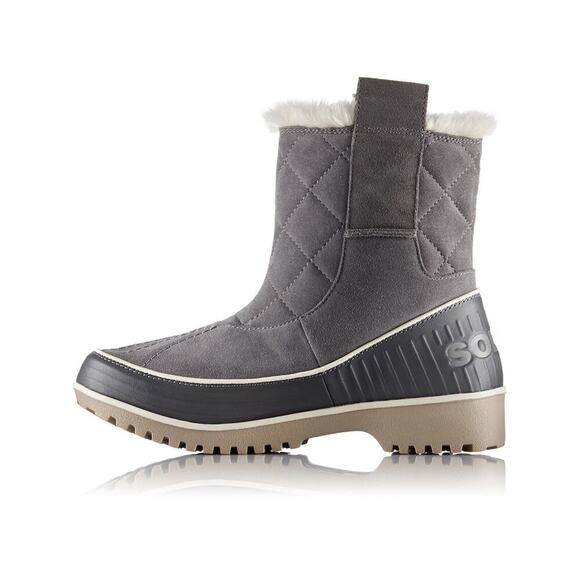 SOREL Tivoli II Pull On Grey Winter Snow Boot Womens Size 8.5 Waterproof - Picture 1 of 16